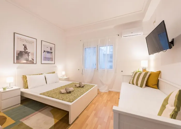 Apartment At Megaro Mousikis St Semi Basement 1Bed 2 Pers By Mps